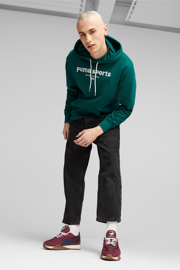 PUMA TEAM Men's Hoodie, Malachite, extralarge