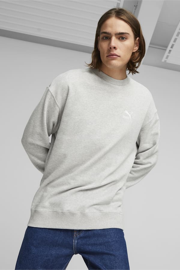 BETTER CLASSICS Men's Sweatshirt, Light Gray Heather, extralarge