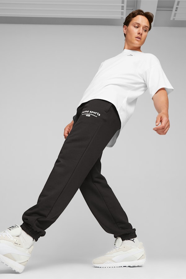 PUMA TEAM Men's Sweatpants, PUMA Black, extralarge