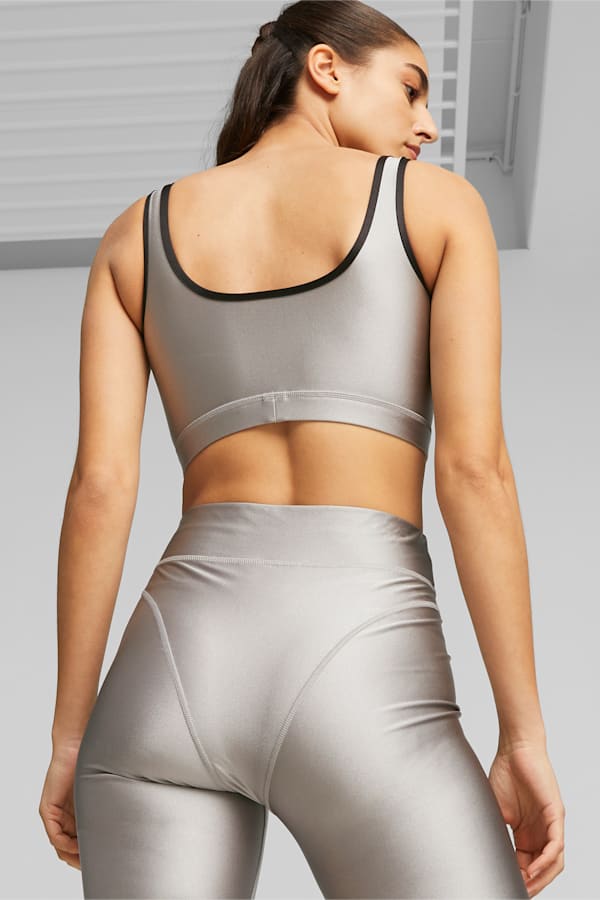 DARE TO Women's Crop Top, Concrete Gray, extralarge