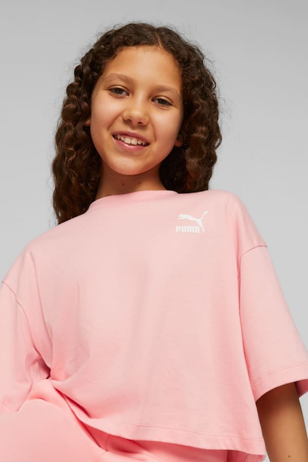 Classics Youth Tee, Peach Smoothie, extralarge