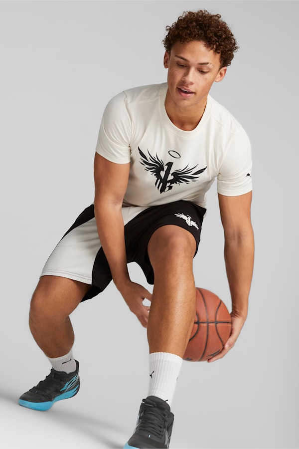 PUMA x MELO Flare Shorts, PUMA Black, extralarge-GBR