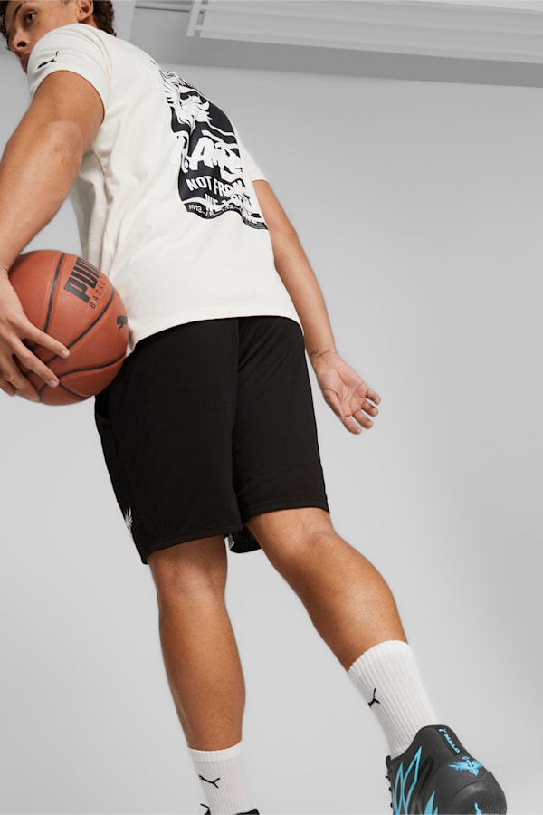 PUMA x MELO Flare Shorts, PUMA Black, extralarge-GBR