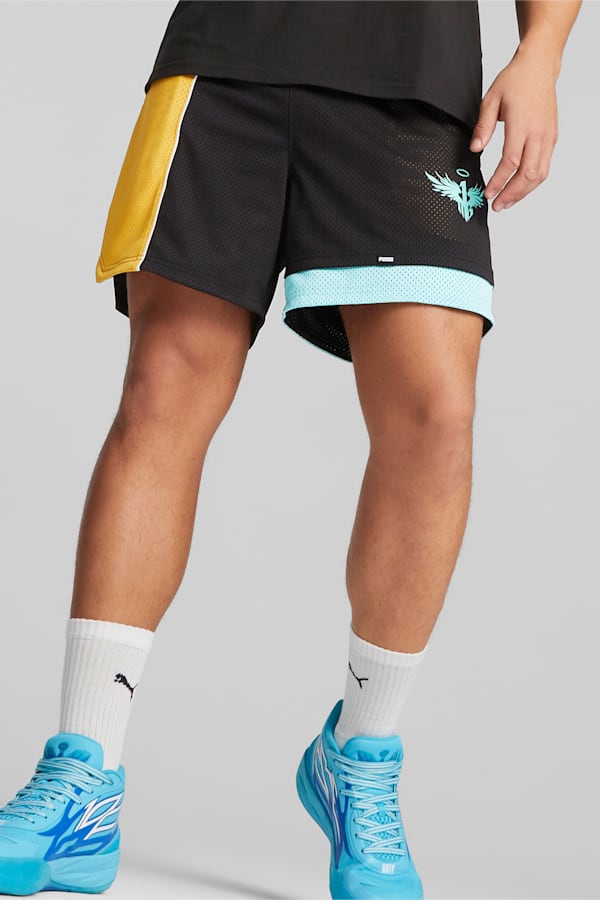 PUMA x MELO Rare Ralph Shorts, PUMA Black, extralarge-GBR