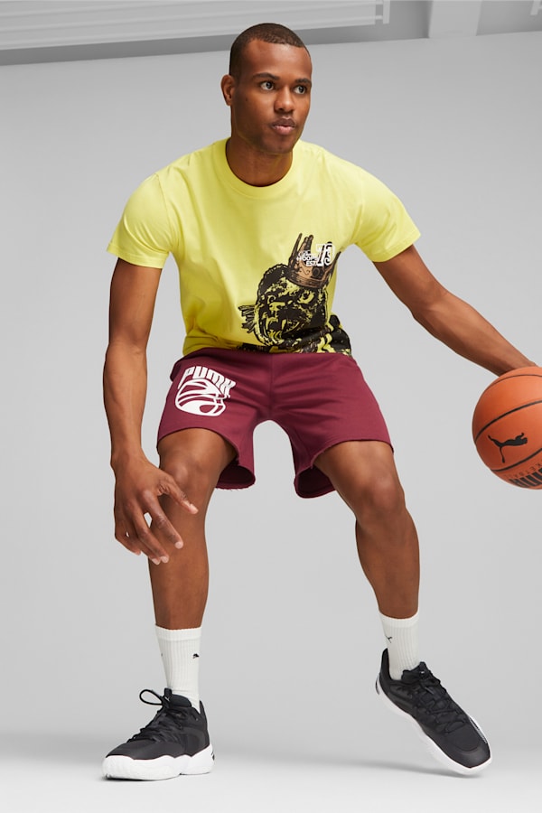 Franchise Men's Basketball Graphic Tee, Lemon Meringue, extralarge