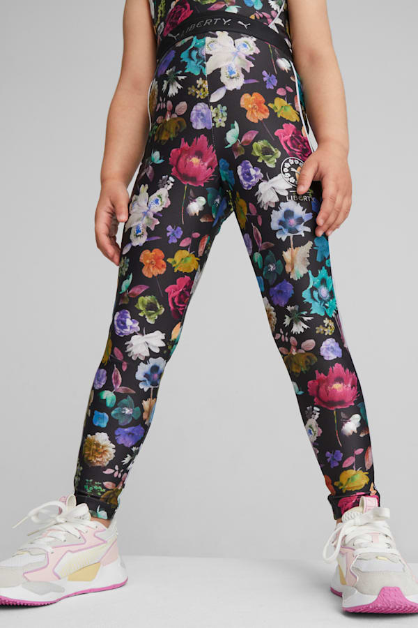 PUMA x LIBERTY Kids' Leggings, PUMA Black, extralarge