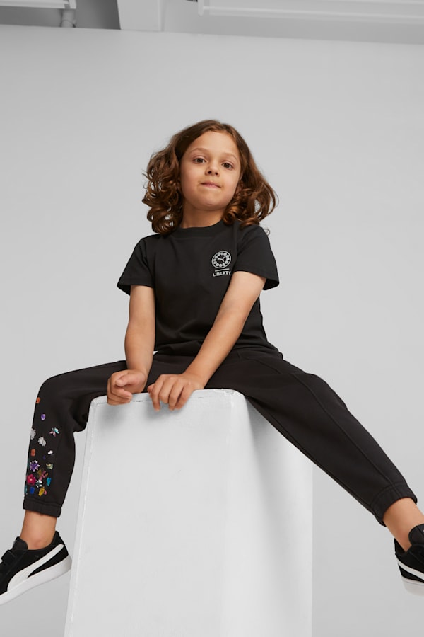 PUMA x LIBERTY Kids' Sweatpants, PUMA Black, extralarge