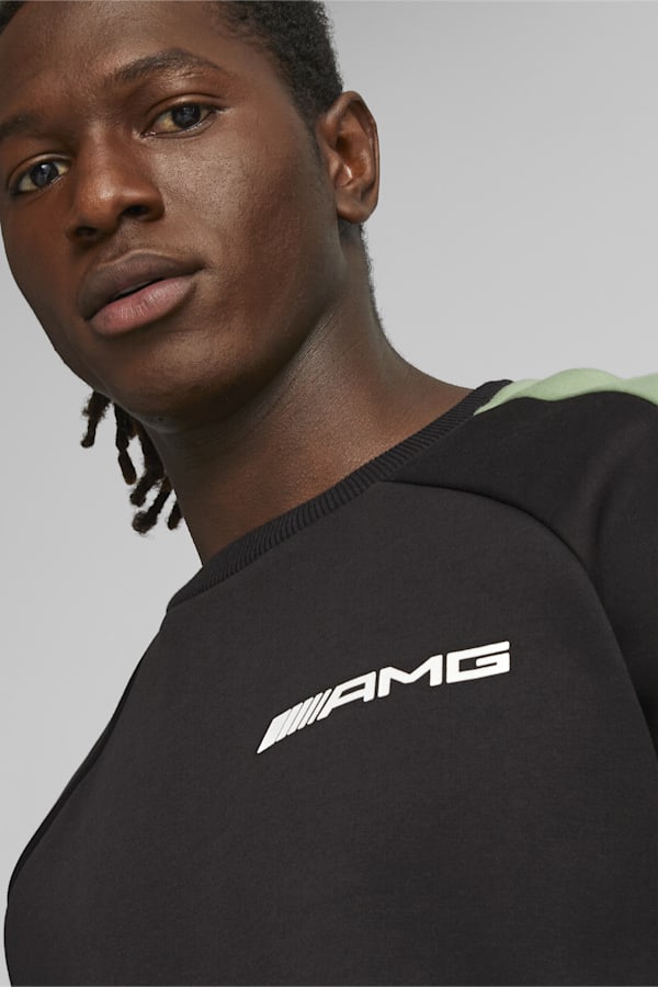 Mercedes-AMG Men's Sweatshirt, PUMA Black, extralarge