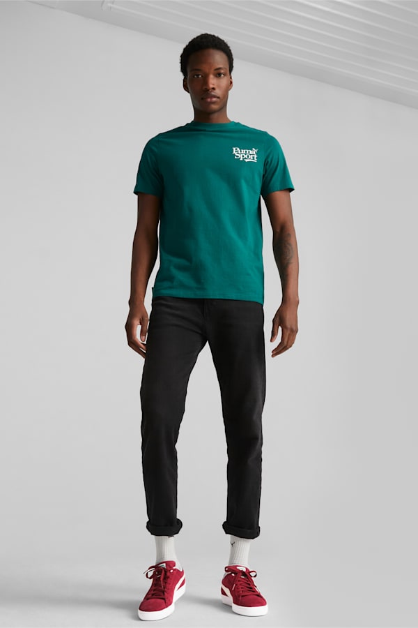 PUMA LEGACY Graphic Tee, Malachite, extralarge-GBR