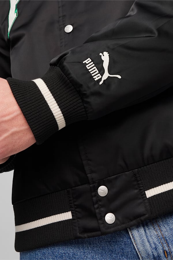 PUMA TEAM Varsity Jacket, PUMA Black, extralarge