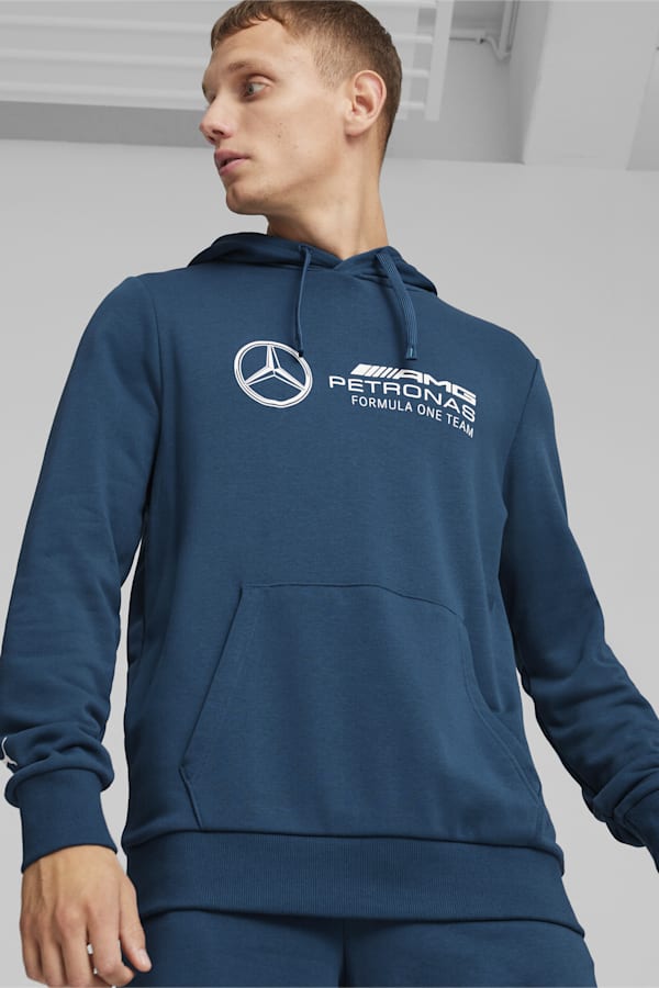 Mercedes-AMG Petronas Motorsport Men's ESS Hoodie, Ocean Tropic, extralarge