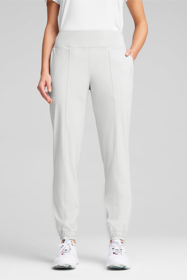 Range Women's Golf Jogger Pants, Ash Gray, extralarge-GBR