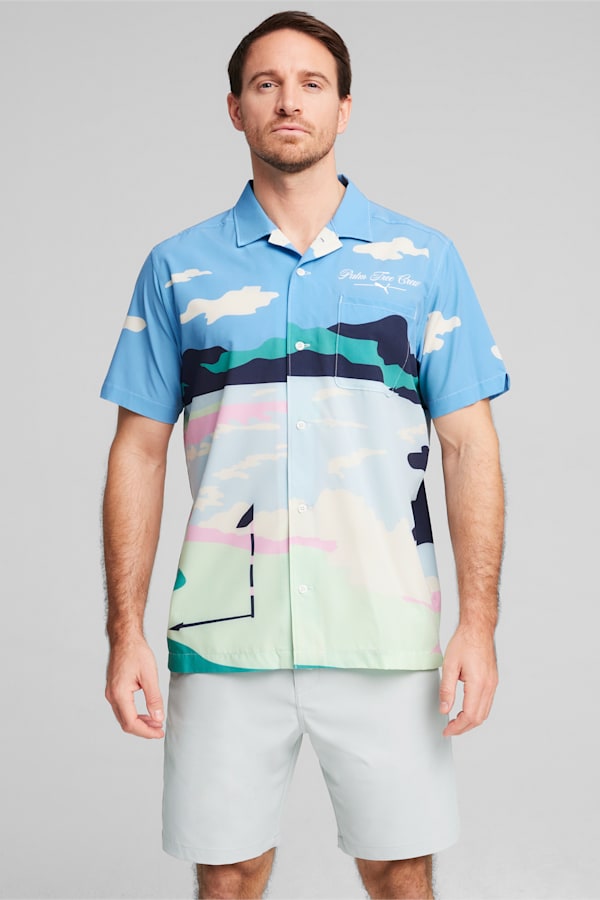 PUMA x PALM TREE CREW Golf Shirt, Regal Blue, extralarge