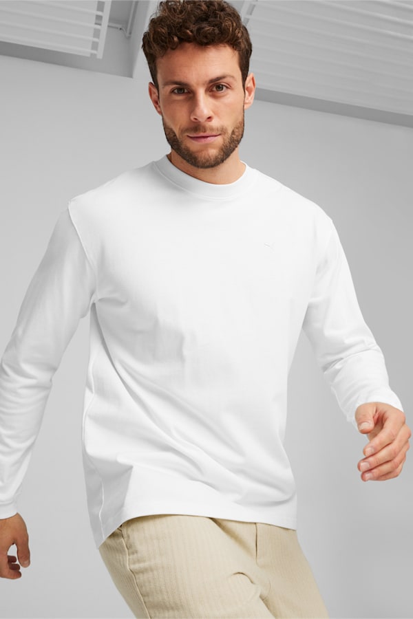 MMQ Long Sleeve Tee, PUMA White, extralarge