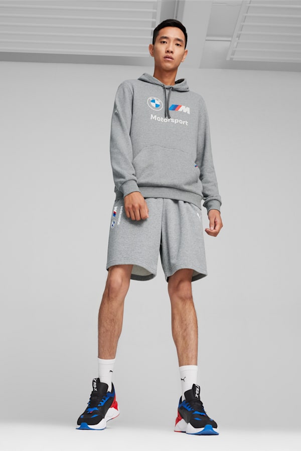 BMW M Motorsport ESS Men's Hoodie, Medium Gray Heather, extralarge-GBR