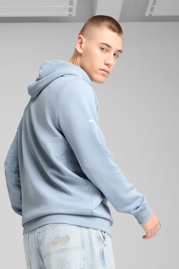 BMW M Motorsport ESS Men's Hoodie, Blue Wash, extralarge