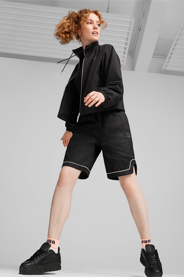 INFUSE Relaxed Woven Women's Jacket, PUMA Black, extralarge