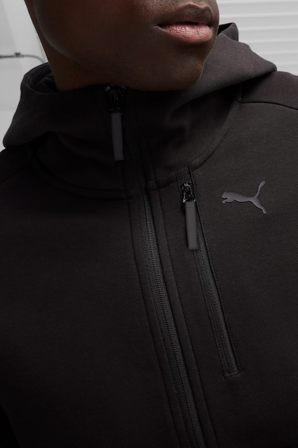 PUMATECH Men's Full-Zip Hoodie, PUMA Black, extralarge