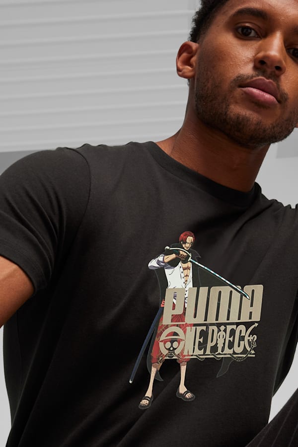 PUMA x ONE PIECE Graphic Men's Tee, PUMA Black, extralarge