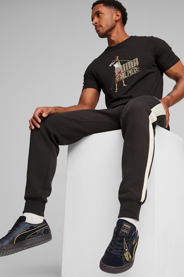 PUMA x ONE PIECE Graphic Men's Tee, PUMA Black, extralarge