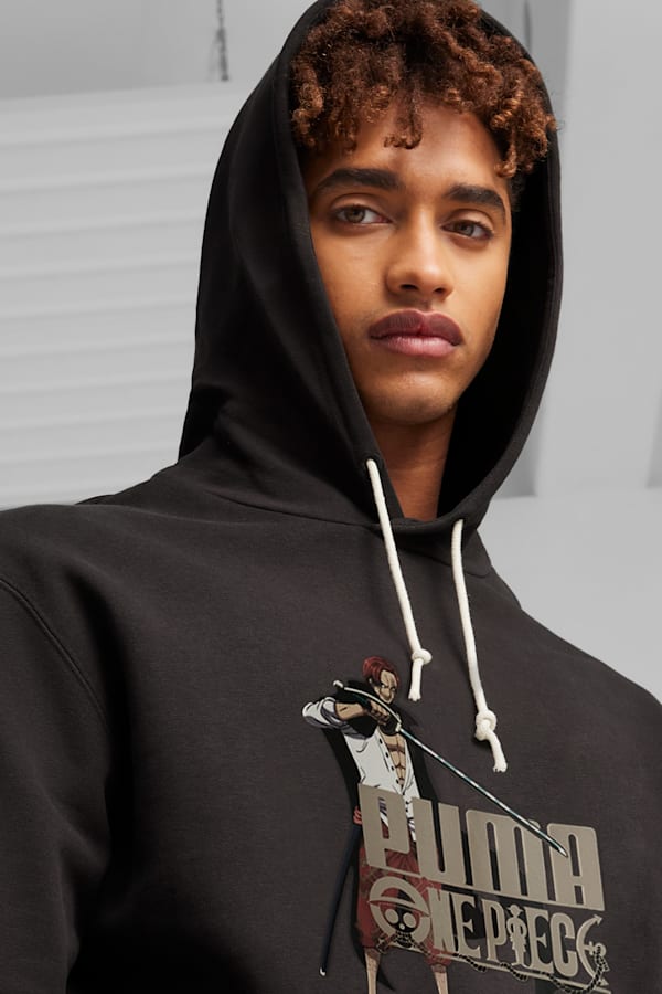 PUMA x ONE PIECE Men's Hoodie, PUMA Black, extralarge