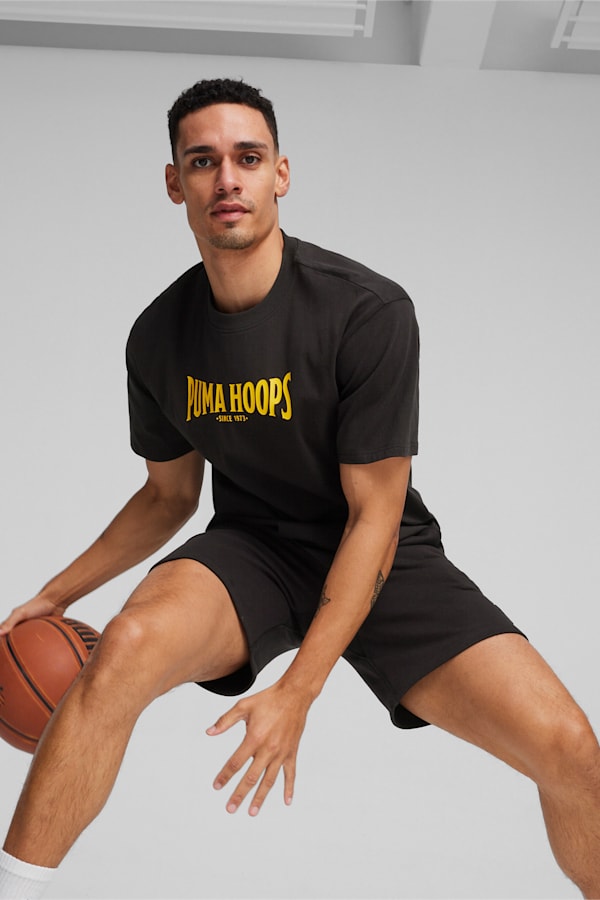 Get Ready Men's Basketball Tee, PUMA Black, extralarge-GBR