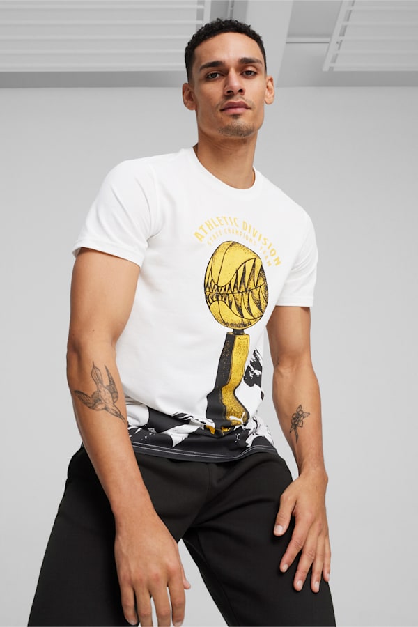 The Golden Ticket Basketball Tee, PUMA White, extralarge