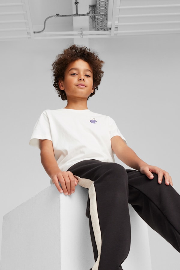 PUMA x ONE PIECE Youth Graphic Tee, PUMA White, extralarge