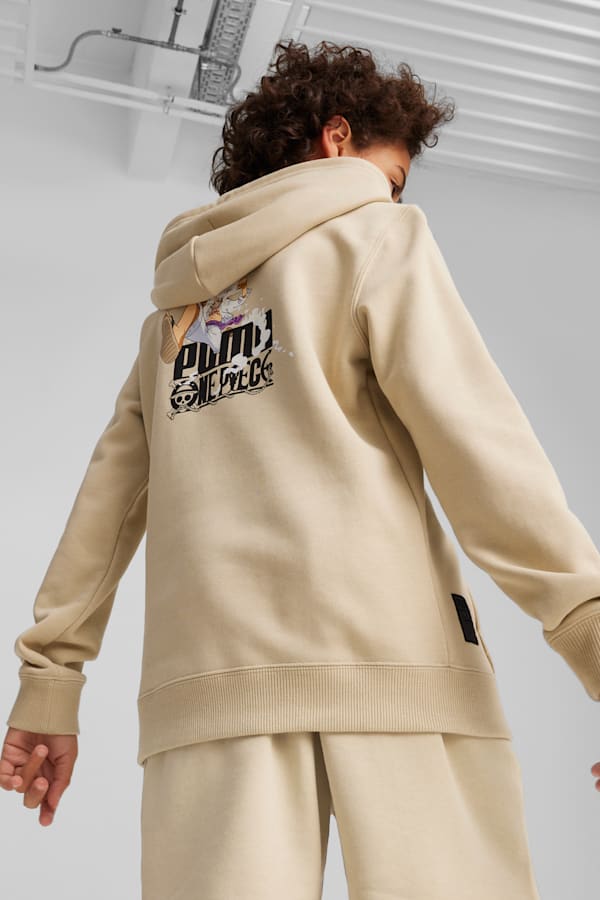 PUMA x ONE PIECE Youth Hoodie, Putty, extralarge