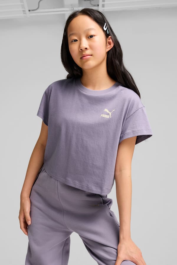 BETTER CLASSICS Girl's Tee, Pale Plum, extralarge-GBR