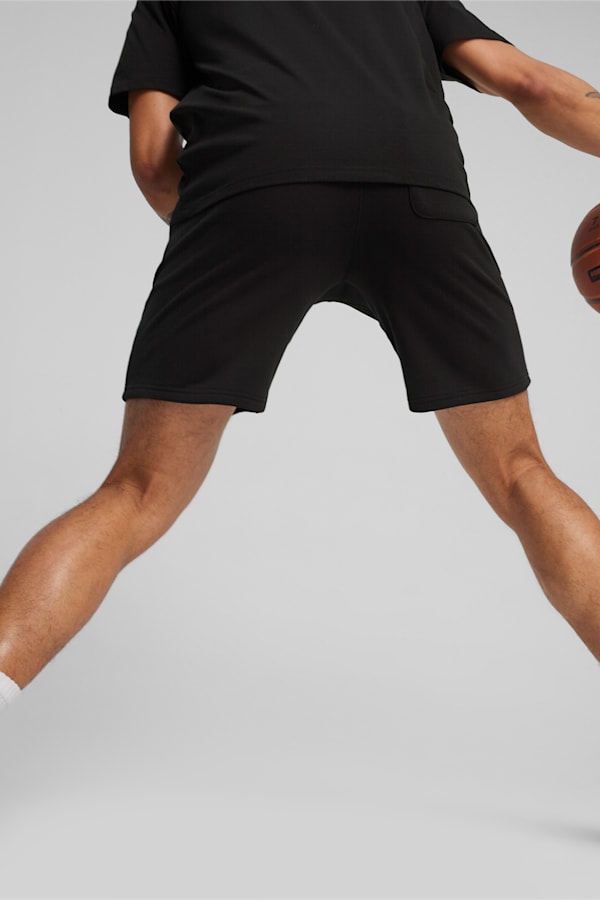 Pivot Basketball Sweat Shorts, PUMA Black, extralarge