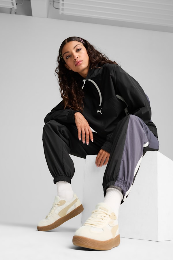 CELLERATOR Women's Relaxed Jacket, PUMA Black-Galactic Gray, extralarge-DFA