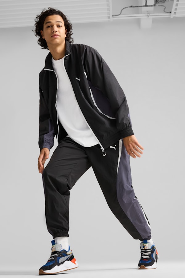 CELLERATOR Men's Track Jacket, PUMA Black-Galactic Gray, extralarge-DFA