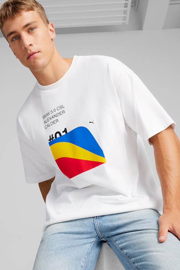 BMW M Motorsport Calder Tee, PUMA White, extralarge