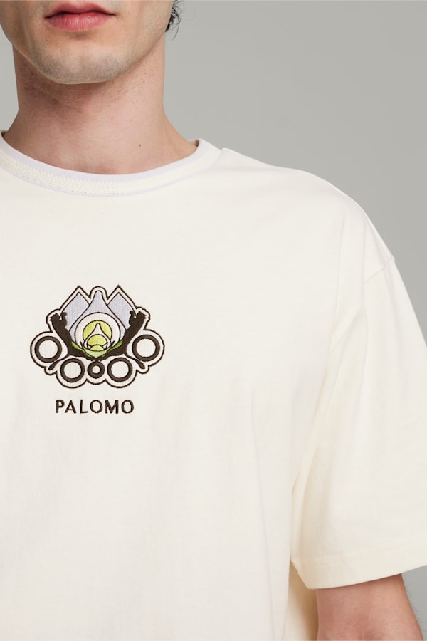 PUMA x PALOMO Graphic Tee, Warm White, extralarge