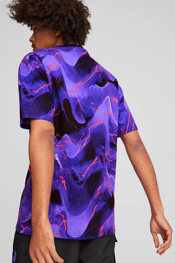 F1® Neon Energy All-Over Print Tee Men, PUMA Black-AOP, extralarge