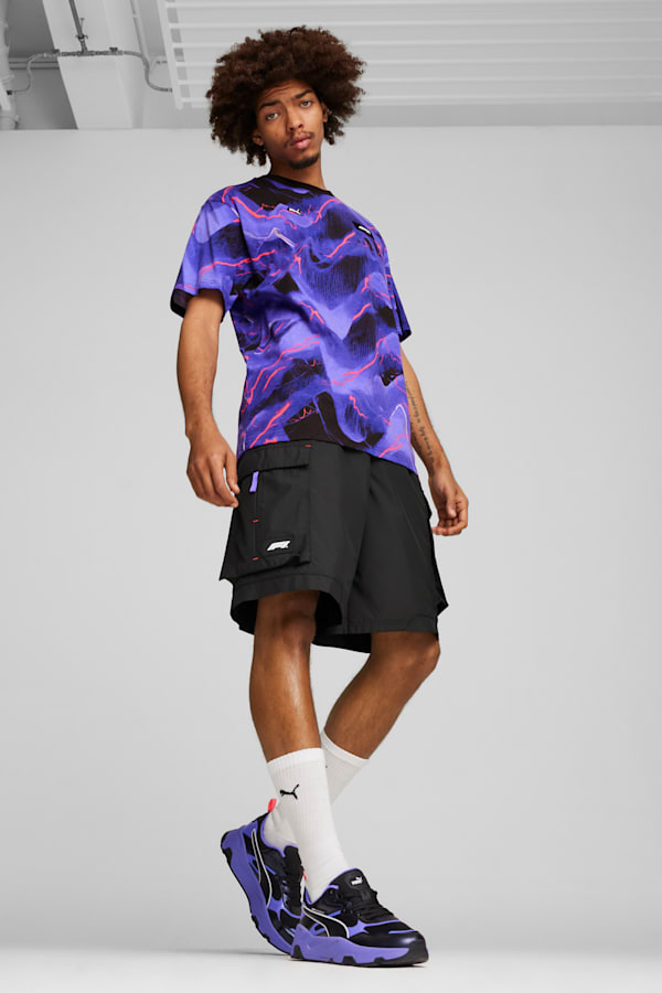 F1® Neon Energy All-Over Print Tee Men, PUMA Black-AOP, extralarge