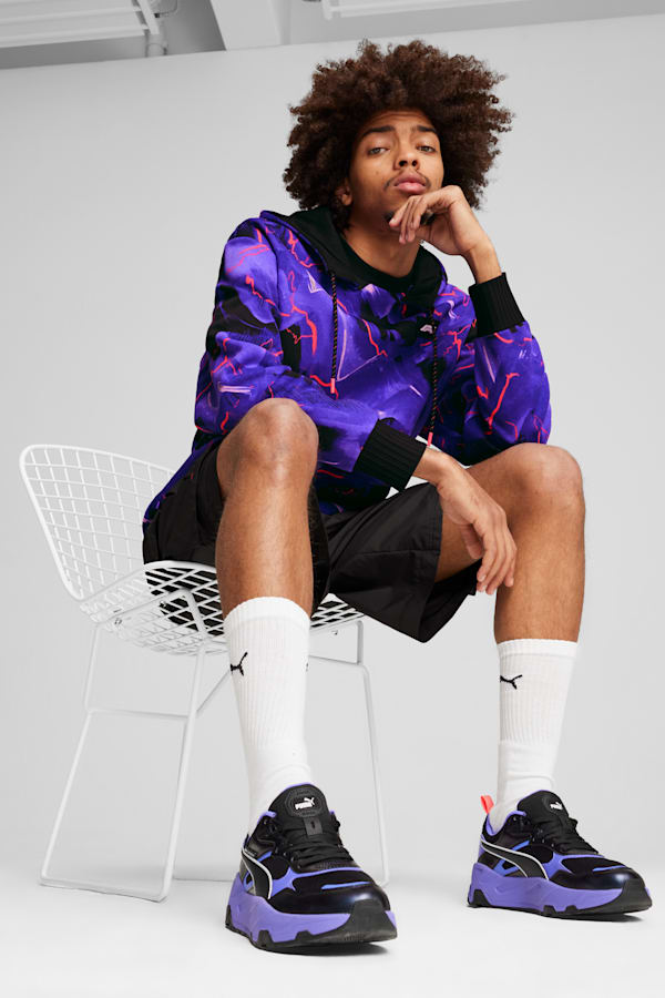 F1® Neon Energy All-Over Print Hoodie Men, PUMA Black, extralarge