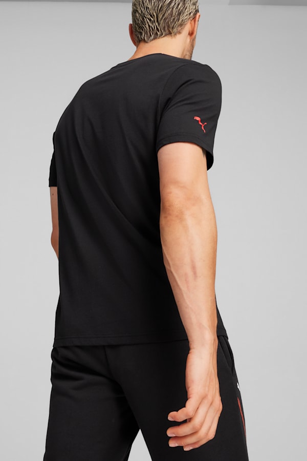 F1® Essentials Men's Motorsport Logo Tee, PUMA Black, extralarge