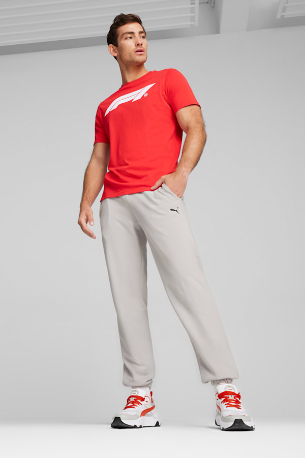 F1® Essentials Men's Motorsport Logo Tee, Pop Red, extralarge-GBR