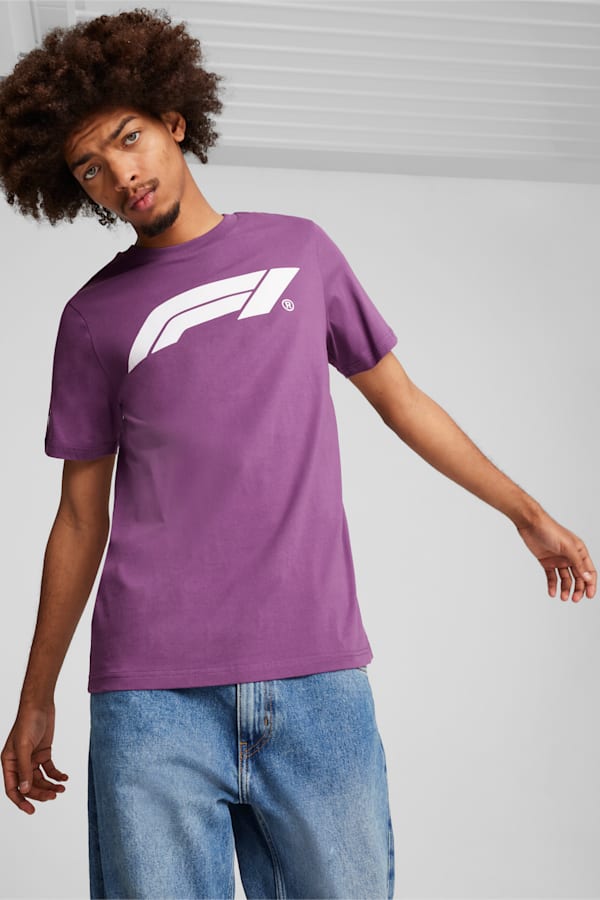 F1® ESS Men's Motorsport Logo Tee, Crushed Berry, extralarge-GBR