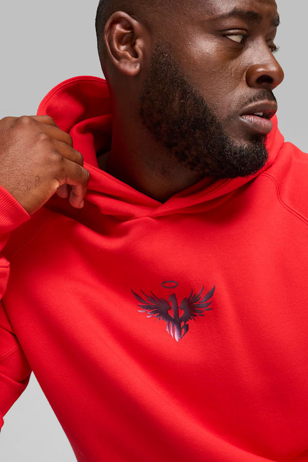 Melo Alwayz On Basketball Hoodie Men, For All Time Red, extralarge-GBR