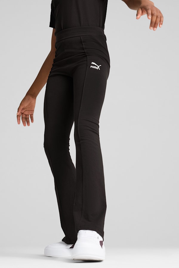 CLASSICS Flared Leggings Youth, PUMA Black, extralarge
