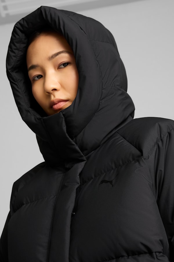 Black down puffer shop