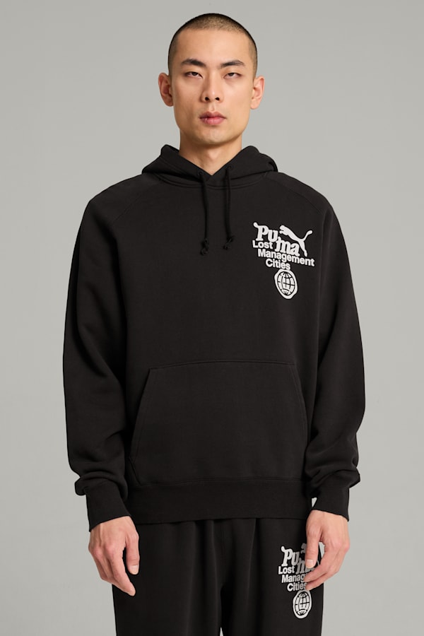 PUMA x LMC Hoodie Men, PUMA Black, extralarge