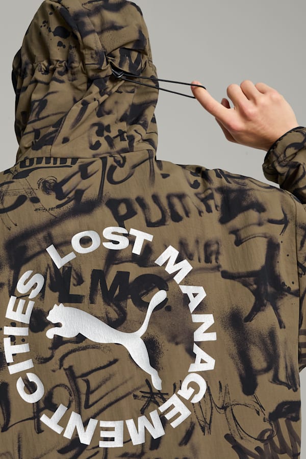 PUMA x LMC All-Over Print Jacket Men, Wild Willow, extralarge