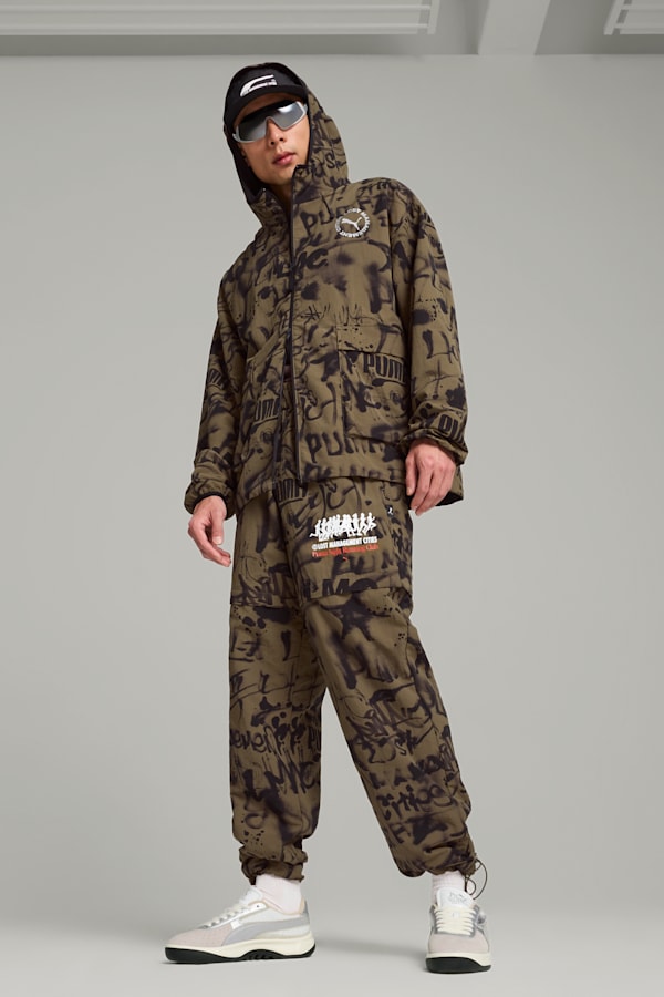 PUMA x LMC All-Over Print Jacket Men, Wild Willow, extralarge