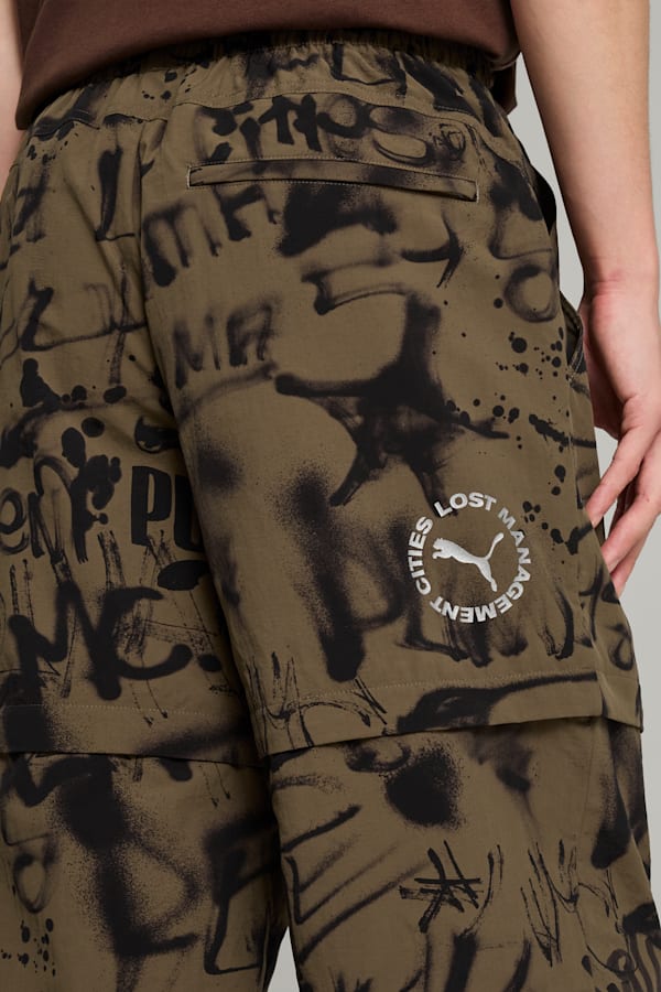 PUMA x LMC All-over Print Pants Men, Wild Willow, extralarge