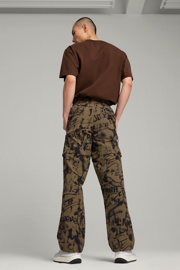 PUMA x LMC All-over Print Pants Men, Wild Willow, extralarge