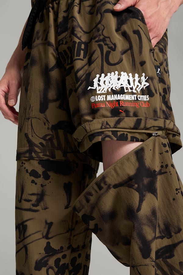 PUMA x LMC All-over Print Pants Men, Wild Willow, extralarge